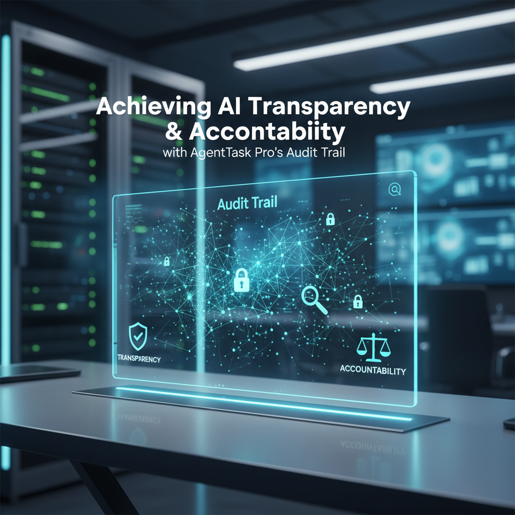 Achieving AI Transparency & Accountability with AgentTask Pro's Audit Trail