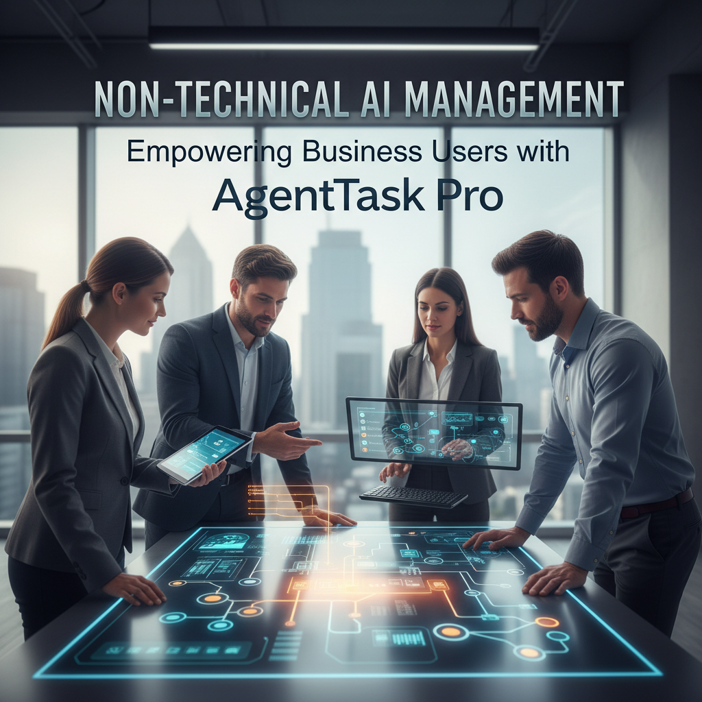 Non-Technical AI Management: Empowering Business Users with AgentTask Pro
