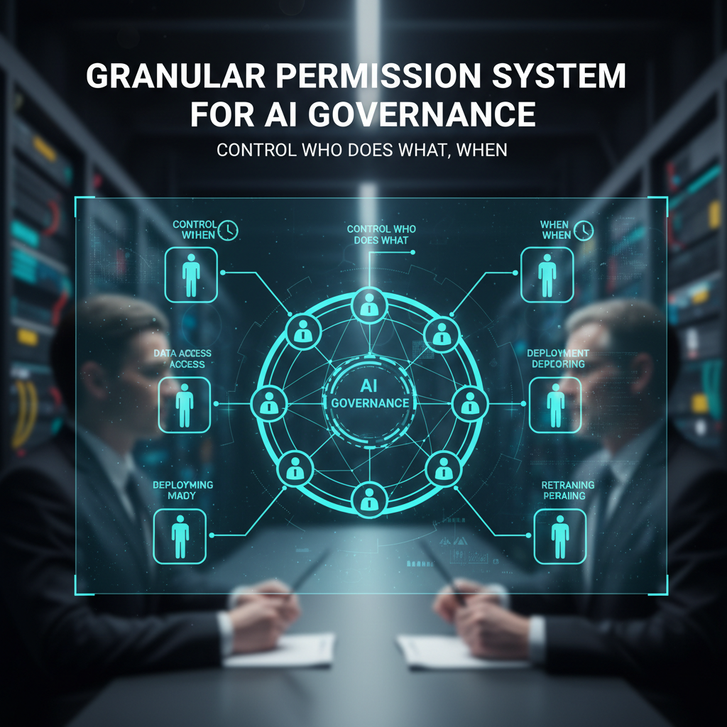 Granular Permission System for AI Governance: Control Who Does What, When